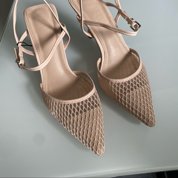 zara mesh sandals